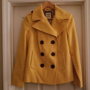 Old navy gold pea coat